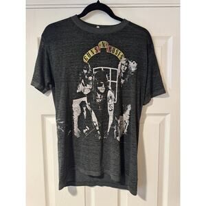 VTG HANDTEX Gun's N' Roses DISTRESSED T-Shirt Appetite Destruction Thin/Holes-M